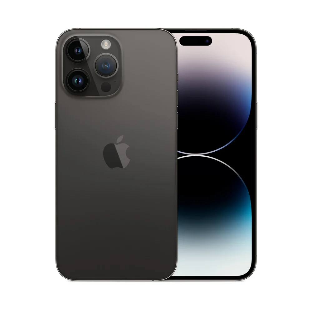 گوشی موبایل اپل IPhone 14 Pro ظرفیت 256GB پارت نامبر ZA/A رنگ مشکی کارکرده باتری 77% - رجیستر شده