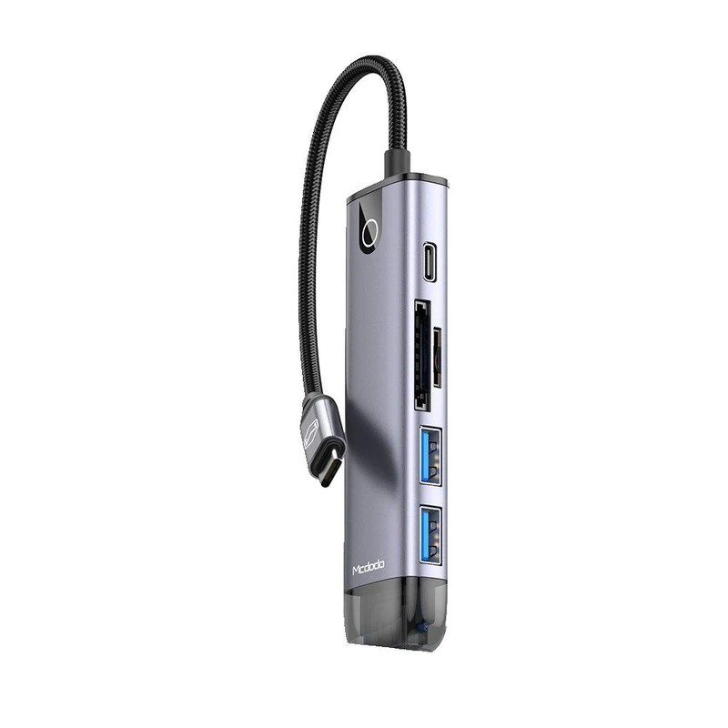 هاب type-c مک دودو 6 پورت مدل HU-7740 نمای ۲