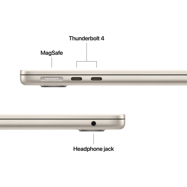 لپ تاپ 13 اینچی اپل مدل MacBook Air MDHC4 2026 M5 رم 16GB حافظه 1TB – استارلایت