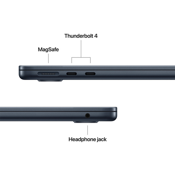 لپ تاپ 13 اینچی اپل مدل MacBook Air MDHF4 2026 M5 رم 16GB حافظه 1TB – میدنایت
