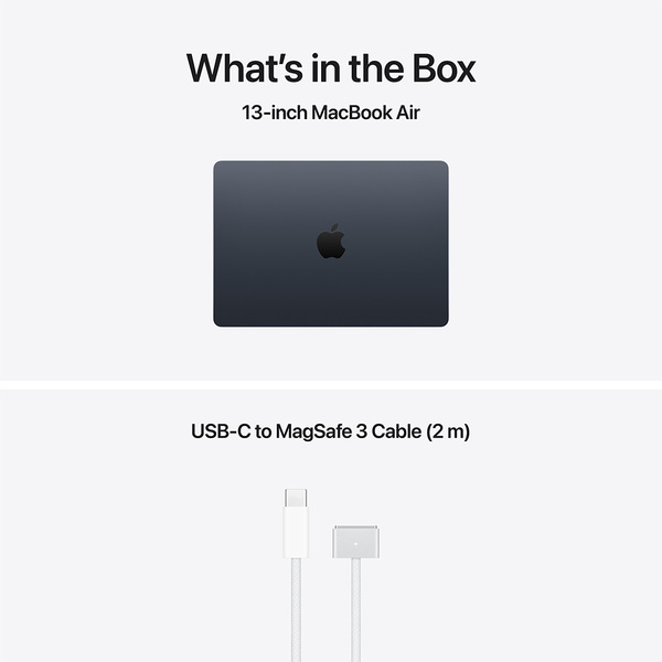 لپ تاپ 13 اینچی اپل مدل MacBook Air MDHF4 2026 M5 رم 16GB حافظه 1TB – میدنایت